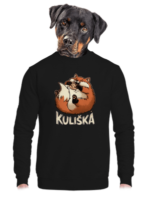 unisex mikina bez kapuce