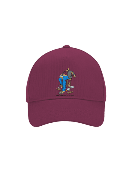 Žiju ve lži kšiltovka baseballka Burgundy