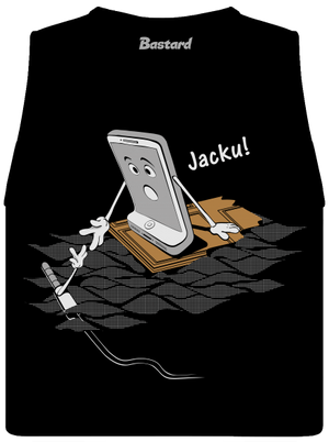 Jacku dámské tílko volné Black