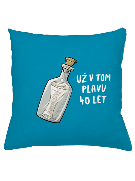 Už v tom plavu polštář Blue Turquoise