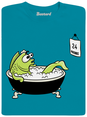 Poslední koupel pánské tričko Diva Blue