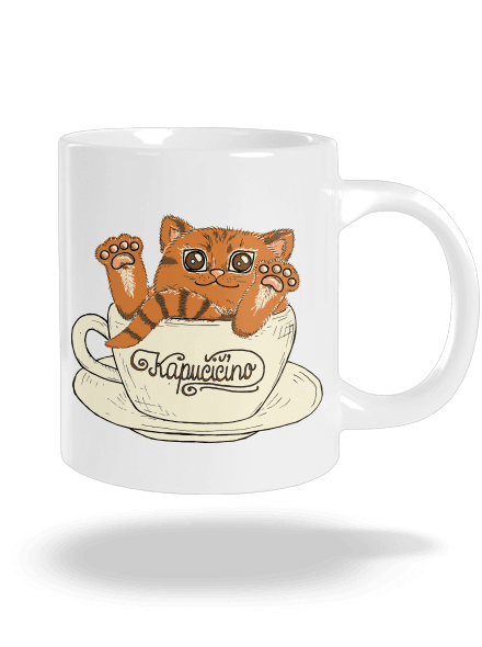 Kapučičíno velký hrnek White