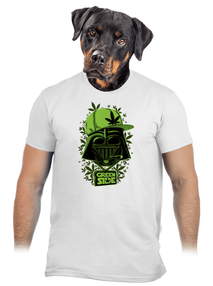 Green Side pánské tričko White