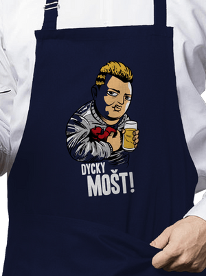 Dycky mošt zástěra Navy