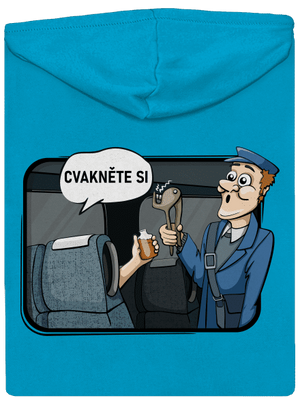 Cvakněte si dámská mikina na zip Blue Atol