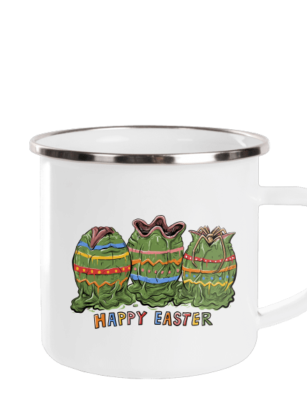 Happy Easter plecháček White