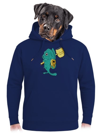 Poslední štědrovečerní unisex mikina premium Navy