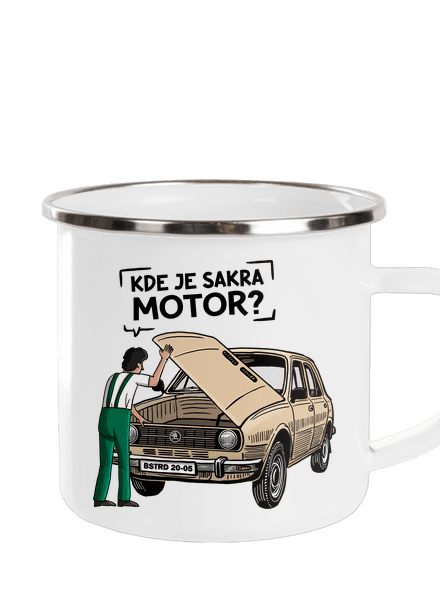 Kde je motor? plecháček White