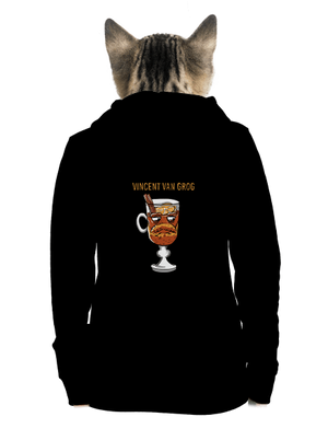 Vincent van Grog dámská mikina na zip Black