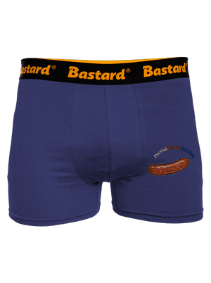 Poctivá buchta a klobása boxerky Blue Navy