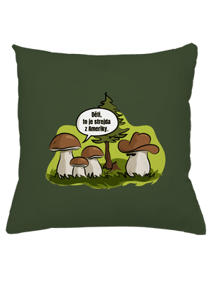 Strejda z Ameriky polštář Olive Green