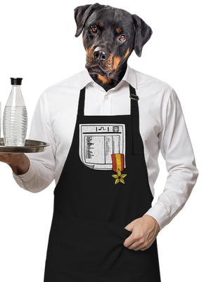 Jízdní řád zástěra Black