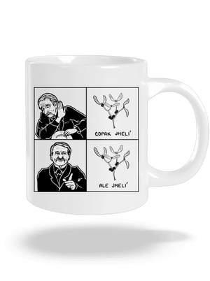 Cimrman: Copak jmelí velký hrnek White