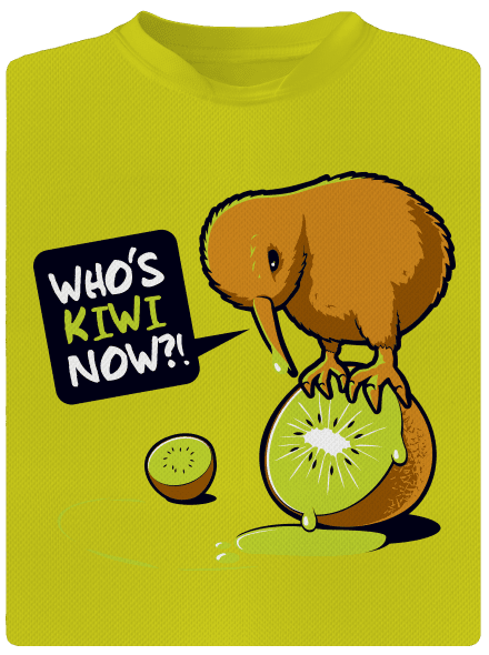 Kiwi dětské sportovní tričko Neon Yellow