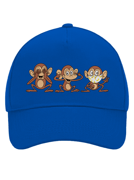 Opičky kšiltovka baseballka Bright Royal