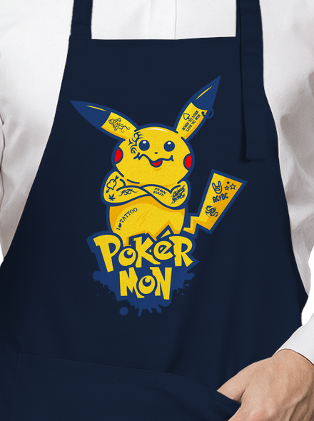 Pokérmon zástěra Navy