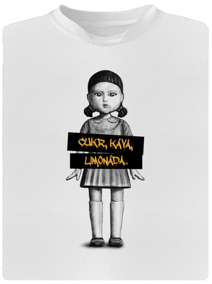 Cukr, káva, limonáda dětské sportovní tričko White