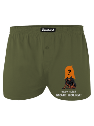 Tady hlídám já pánské trenky Khaki