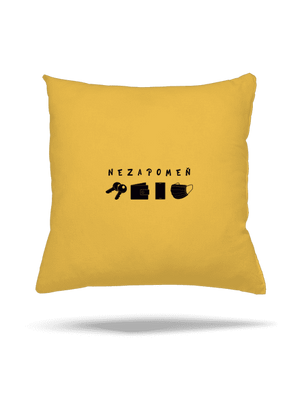 Nezapomeň polštář Yellow Gold