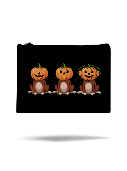 Halloween opičky taštička Black
