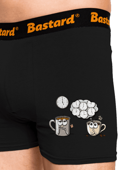 Čaj o páté, káva stále boxerky Black