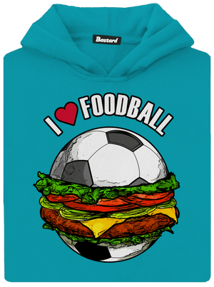 Foodball dětská mikina klokanka Hawaiian Blue