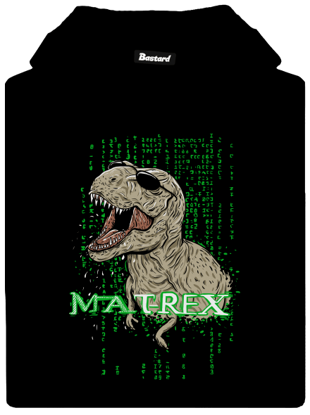 MAT-REX dámská mikina klokanka Black