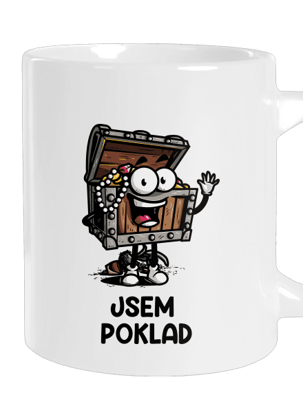 Jsem poklad velký hrnek White