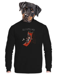 unisex mikina bez kapuce