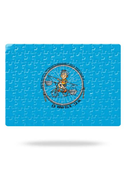 Cyklistický horoskop: Váhy puzzle White