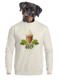 unisex mikina bez kapuce