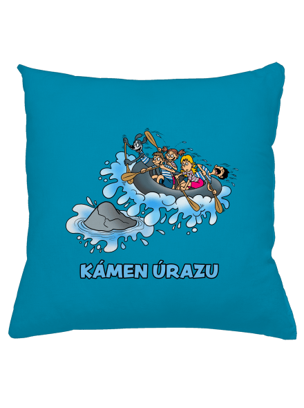 Kámen úrazu polštář Blue Turquoise