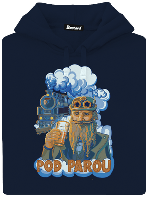 Pod parou pánská mikina klokanka Navy