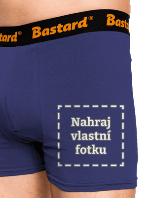 Vlastní potisk boxerky Blue Navy
