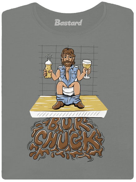 BurChuck dámské tričko Dark Gray Melange