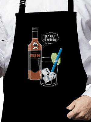 Rum a Cola zástěra Black