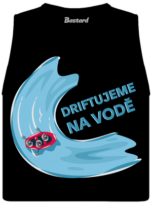 Driftujeme na vodě dámské tílko volné Black