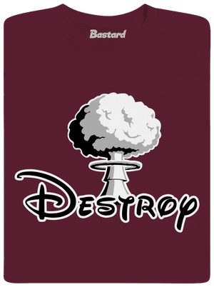 Destroy dětské tričko Burgundy
