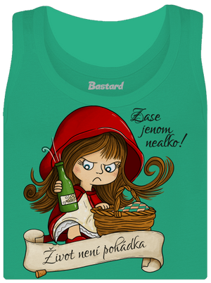 Zase nealko – Život není pohádka dámské tílko klasické Mint Mal