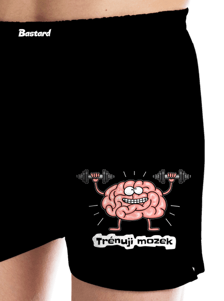 Trénuji mozek pánské trenky Black