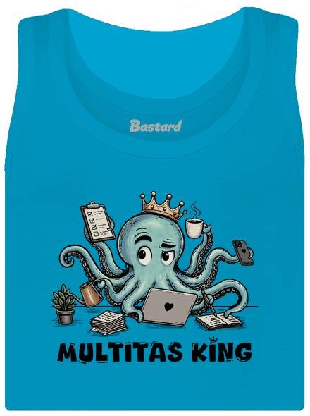 Multitas king dámské tílko klasické Blue Atol