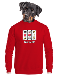 unisex mikina bez kapuce