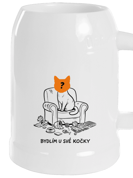 Bydlím u své kočky půllitr White