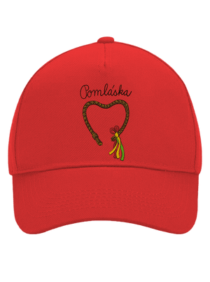 Pomláska kšiltovka baseballka Classic Red