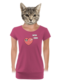 dámské tričko s lemem