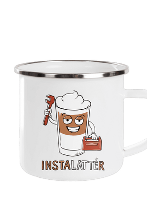 Instalattér plecháček White