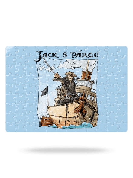 Jack s párou puzzle White