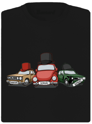 Tři veteráni dámské sportovní tričko Black