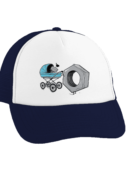 Správná matka kšiltovka truckerka French Navy cap
