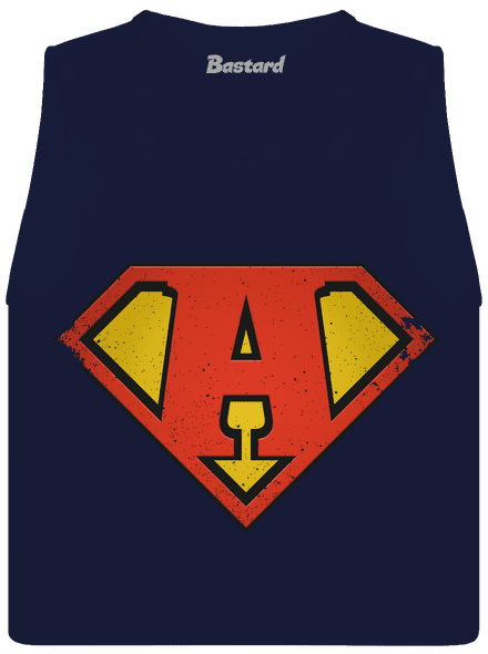 Jsem superhrdina dámské tílko volné Navy